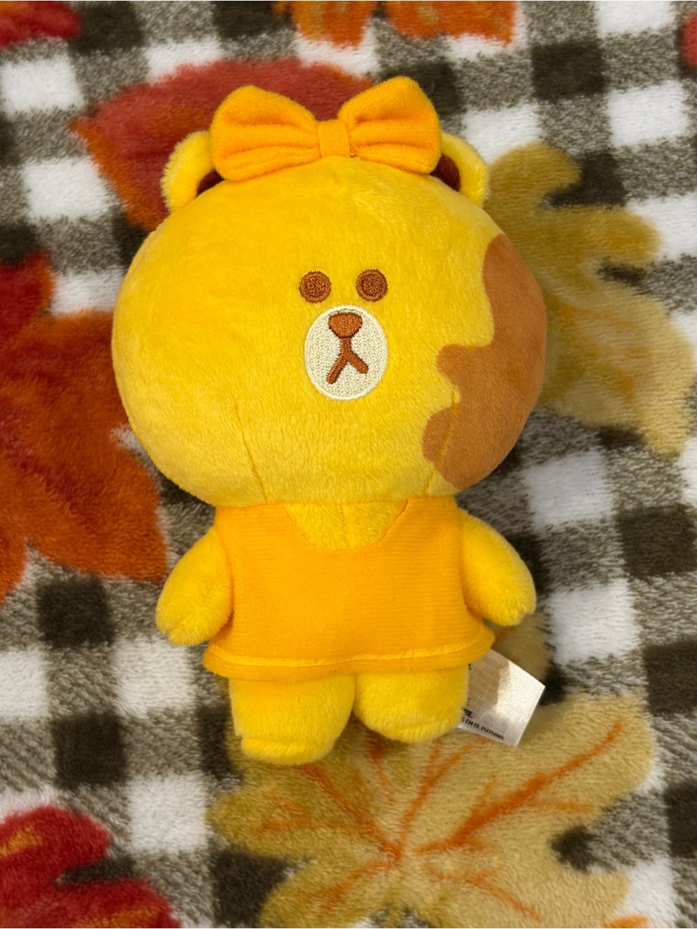 Line Friends Choco Painted Plush Sally Makes Everything Yellow 6”